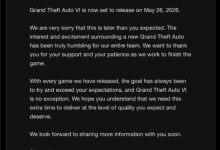 这就是顶流!《GTA6》跳票公告引爆全网 浏览量破亿-紫竹林-程序员中文网