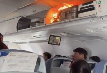 杭州飞韩国一航班因锂电池自燃备降，亲历者：客舱都是烟，行李架被熏黑-紫竹林-程序员中文网