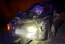 理想被似车般大的落石砸中车头 车主：我跟副驾都未受伤-紫竹林-程序员中文网