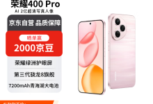荣耀400 Pro流沙粉限时优惠-紫竹林-程序员中文网
