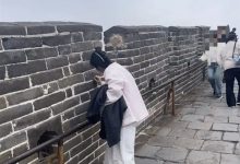 女子在长城刻字 游客拦都拦不住:警方已立案-紫竹林-程序员中文网