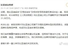 网友拍手叫好!百万大V王悟空说车被判向比亚迪道歉 赔偿31.38万元-紫竹林-程序员中文网