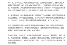 小米辟谣汽车工厂内电池产线起火：操作失误致AGV车托运的电池包起火-紫竹林-程序员中文网