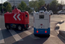 无人快递车送货途中跟人吵架 真相来了：实际为后期AI配音-紫竹林-程序员中文网