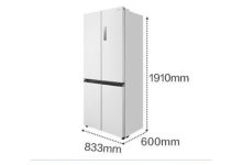 美的515L风冷十字对开门冰箱大促-紫竹林-程序员中文网