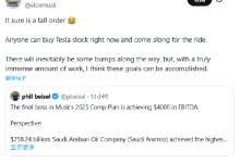 马斯克：薪酬计划的目标确实有点难 但是能实现的-紫竹林-程序员中文网