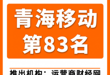 青海移动列“2025三大运营商省公司百强榜”83名 去年业绩很好!-紫竹林-程序员中文网