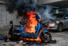 外卖员买三无锂电池 爆炸起火被烧伤索赔101万元!法院判了-紫竹林-程序员中文网