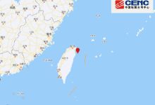 台湾宜兰县海域发生6.6级地震,震源深度60千米-紫竹林-程序员中文网