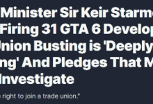 《GTA6》裁员风波触动英国首相：令人深切担忧-紫竹林-程序员中文网