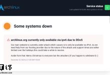 Arch Linux 官网遭受 DDoS 攻击,暂时只支持 IPv6 访问-紫竹林-程序员中文网