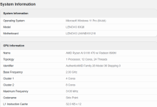 AMD Ryzen AI 9 HX 470 处理器跑分曝光，3.1GHz 史上最强核显-紫竹林-程序员中文网
