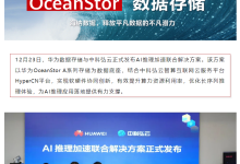 华为数据存储、中科弘云发布 AI 推理加速联合解决方案，适配英伟达、昇腾、寒武纪等算力-紫竹林-程序员中文网