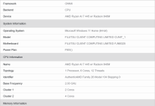 Geekbench 基准测试显示 AMD 锐龙 AI 7 445 处理器采用 2+4 核 CPU 设计-紫竹林-程序员中文网