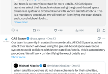 马斯克的星链卫星险碰撞 SpaceX高管直指中国火箭发射商！官方回应-紫竹林-程序员中文网