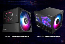 微星展示 MPG CoreFrozr AP17 双塔风冷散热器:6 英寸屏幕,可温控显示-紫竹林-程序员中文网