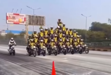 传统艺能不能丢 印度阅兵彩排又见摩托“叠罗汉”-紫竹林-程序员中文网