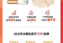 寒潮来袭又一取暖神器卖爆，水暖毯在天猫成交暴涨200%-紫竹林-程序员中文网