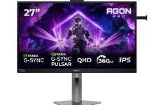 AOC G-SYNC Pulsar 显示器 AG276QSG2 开售:QHD 360Hz,4999 元-紫竹林-程序员中文网