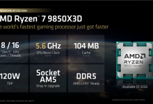 全球最快游戏CPU更快了！AMD 9800X3D升级版9850X3D发布：比Intel 285K最多快60%-紫竹林-程序员中文网