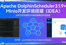 DolphinScheduler 3.1.9 + Minio 开发环境【IDEA】搭建访问及相关问题处理-紫竹林-程序员中文网