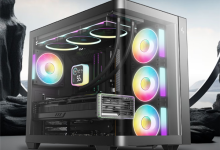 双仓结构！九州风神CG530U 4F曲面玻璃海景房机箱首发499元起-紫竹林-程序员中文网