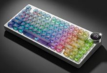 旋钮 + 圆屏 2 合 1：黑爵推出 AK820 V2“智慧屏”机械键盘-紫竹林-程序员中文网