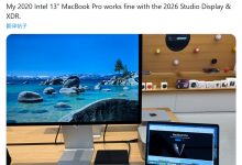 网友实测部分 Intel Mac 可点亮苹果 Studio Display XDR，但无法实现满血画质-紫竹林-程序员中文网