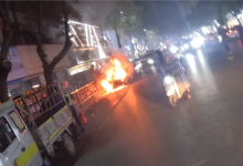路边车起火男子上前围观 发现烧的竟是自家车-紫竹林-程序员中文网