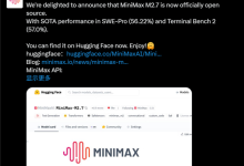 GLM-5.1之后Minimax 2.7正式开源：顶级国产AI就等DeepSeek V4了-紫竹林-程序员中文网