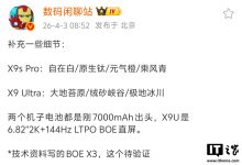 OPPO Find X9s Pro/ X9 Ultra 手机配色曝光，搭载超 7000mAh 电池-紫竹林-程序员中文网