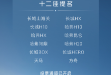 长城汽车归元平台首款方盒子全球征名，十二佳提名公布-紫竹林-程序员中文网