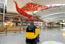 美团配送机器人“小黄蜂”落地重庆江北机场，最快 10 分钟即可收货-紫竹林-程序员中文网