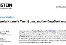 华为韬定律被赞又一DeepSeek时刻:证明没有EUV仍可创新-紫竹林-程序员中文网