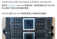 英伟达 Vera 数据中心处理器首批跑分曝光,综合成绩比前代 Grace 快 63%-紫竹林-程序员中文网