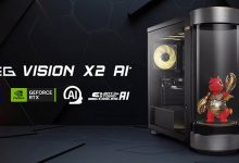 全球首款自带 Agentic AI 伴侣的游戏台式机:微星 MEG Vision X2 AI+ 发布,正面配备全息显示器-紫竹林-程序员中文网